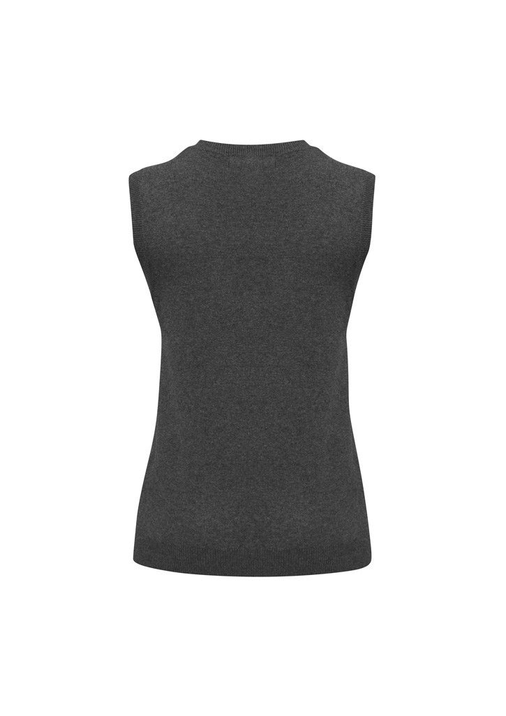 Womens V-Neck Knit Vest - Image 3