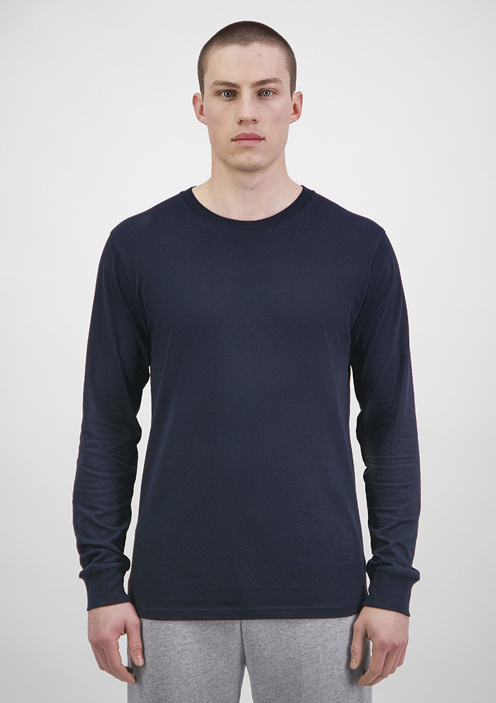 Mens Basis Long Sleeve Tee - Image 19