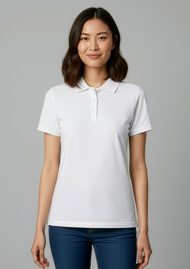 Womens Ice Short Sleeve Polo - Image 8