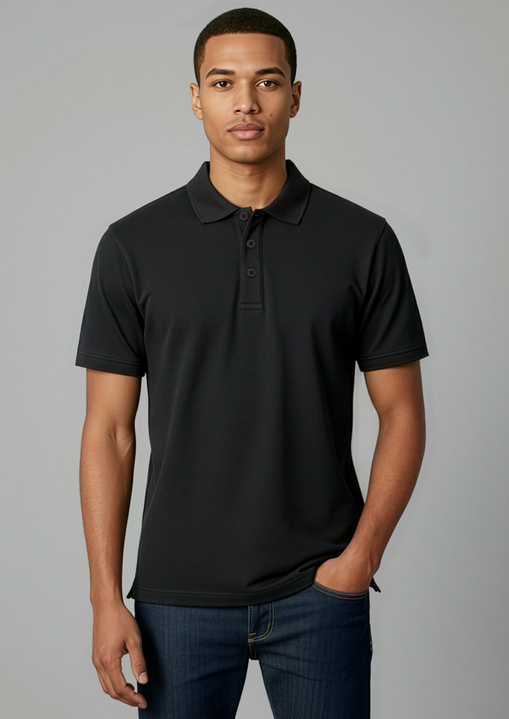 Mens Ice Short Sleeve Polo - Image 6