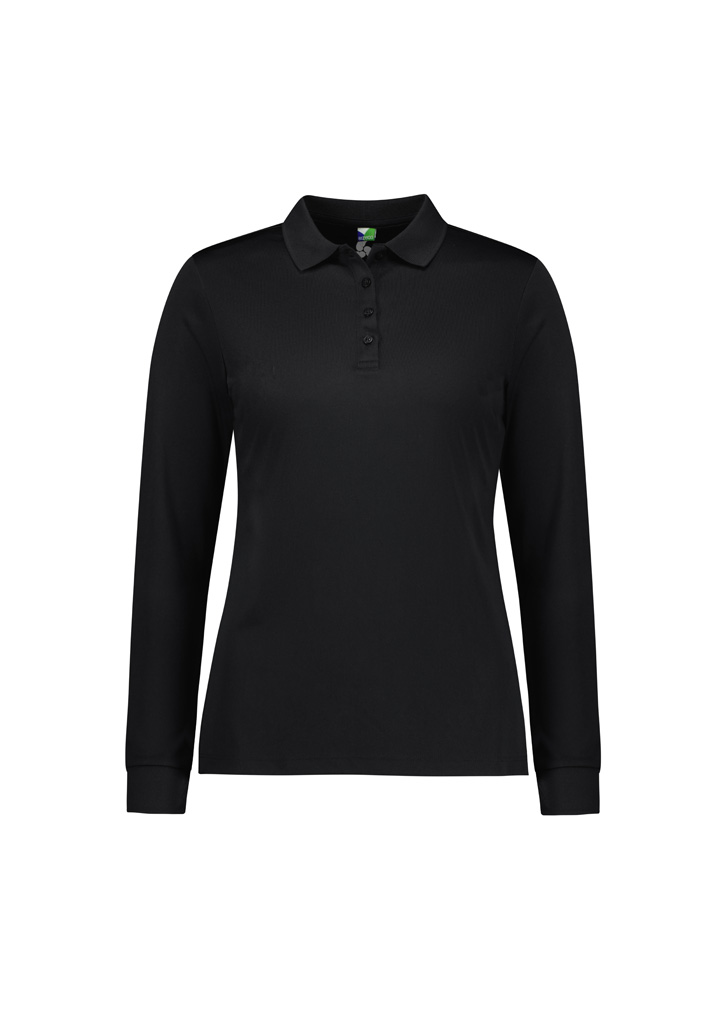 Womens Action Long Sleeve Polo - Image 6