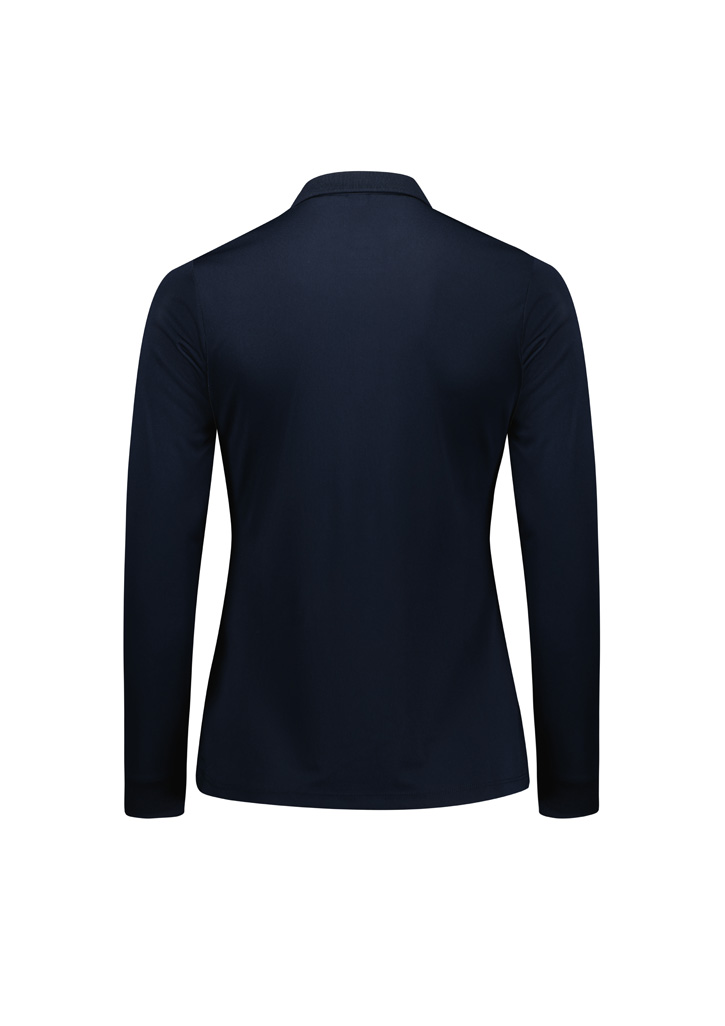 Womens Action Long Sleeve Polo - Image 4