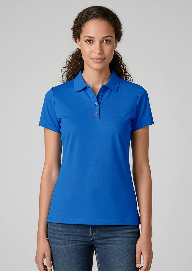 Womens Action Short Sleeve Polo - Image 7