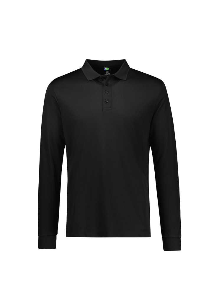 Mens Action Long Sleeve Polo - Image 6