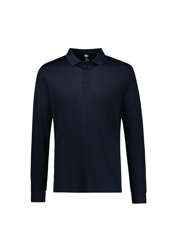 Mens Action Long Sleeve Polo - Image 3