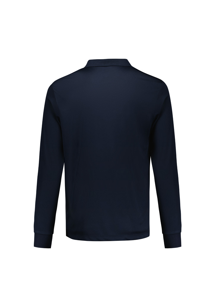 Mens Action Long Sleeve Polo - Image 4