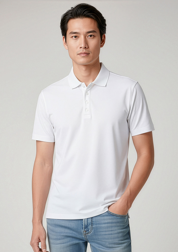 Mens Action Short Sleeve Polo - Image 4