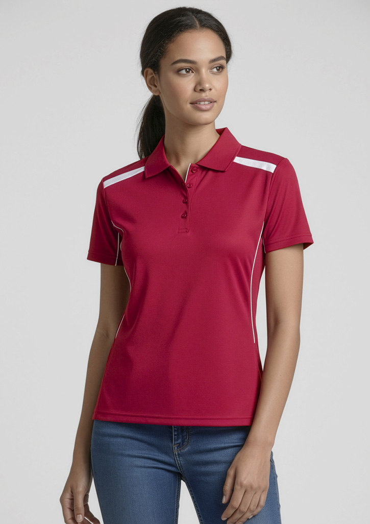 Womens United Short Sleeve Polo - Image 14