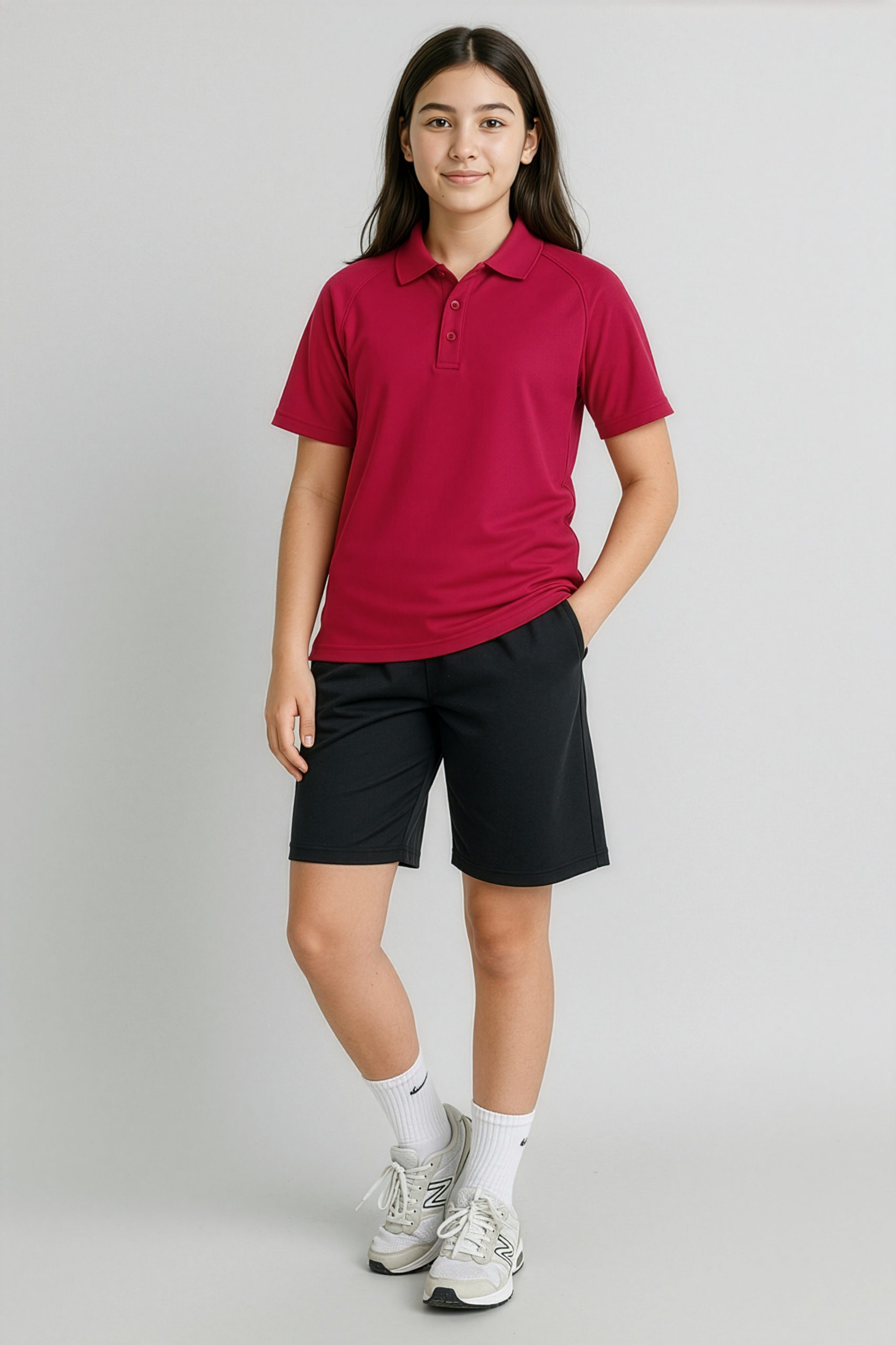 Kids Sprint Short Sleeve Polo - Image 5