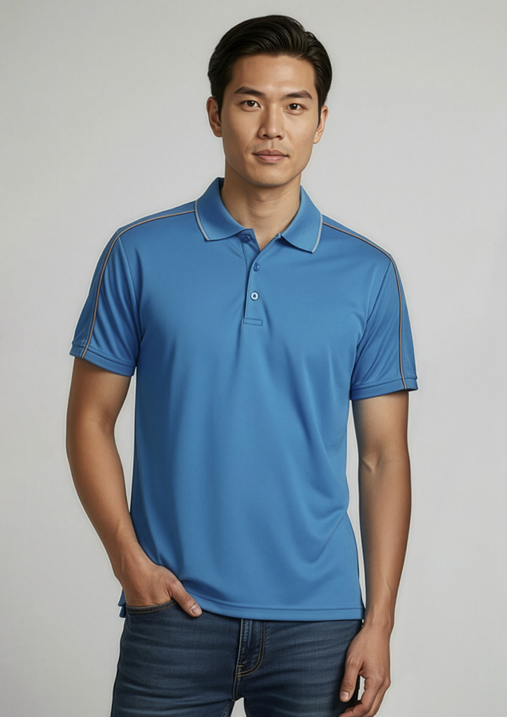 Mens Blade Short Sleeve Polo - Image 6