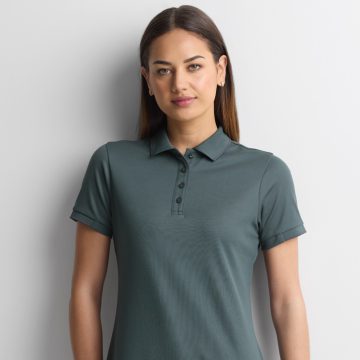 Womens Focus Short Sleeve Polo
