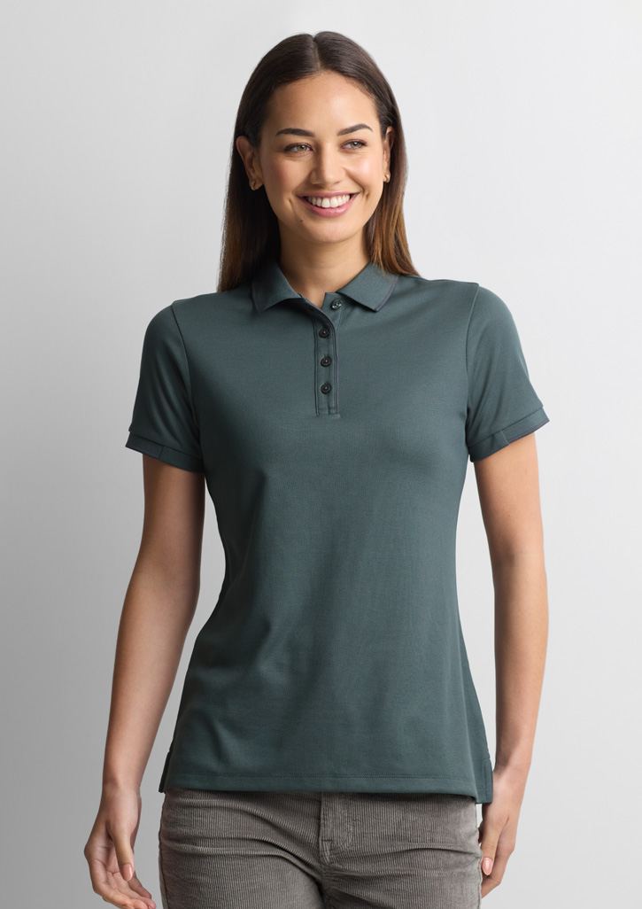 Womens Focus Short Sleeve Polo - Image 3