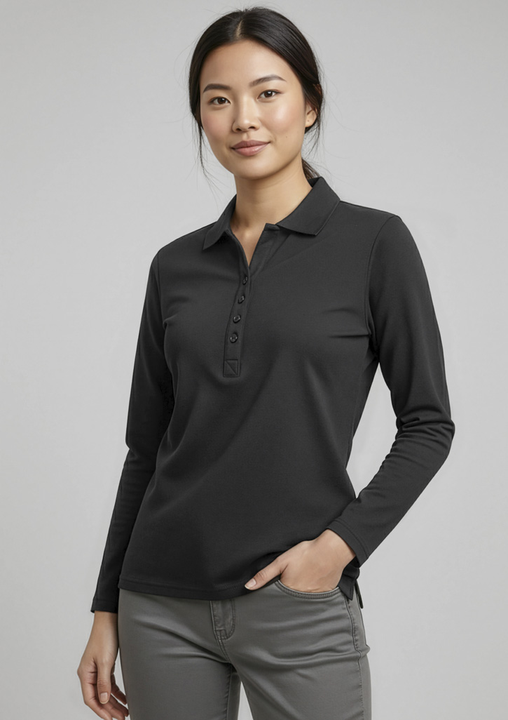 Crew Ladies Long Sleeve Polo