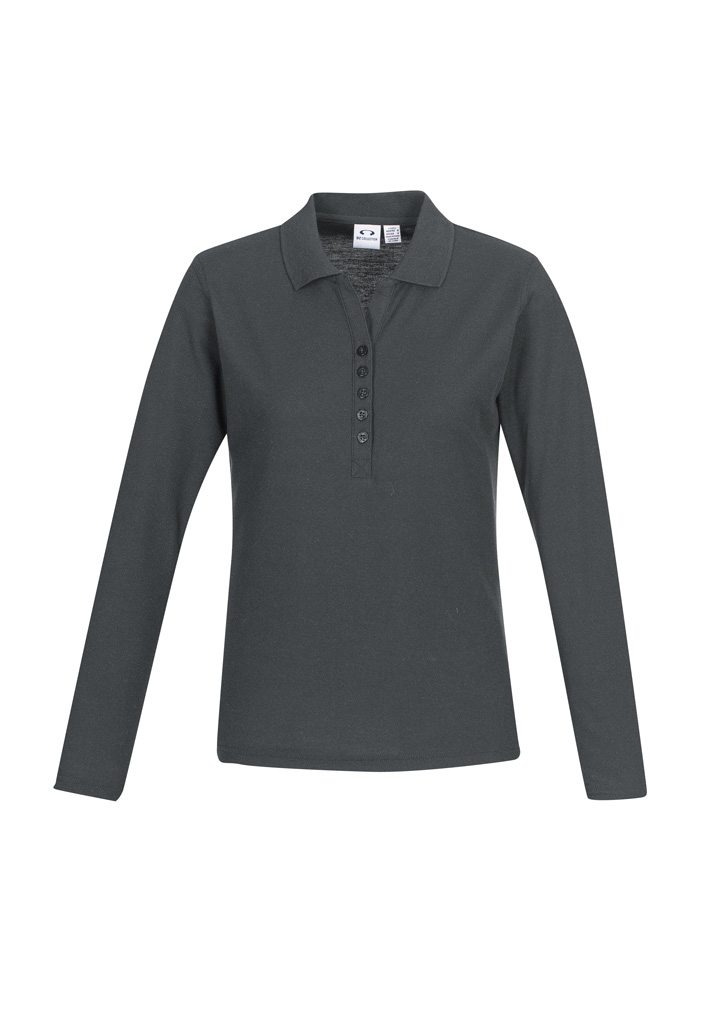 Crew Ladies Long Sleeve Polo - Image 6