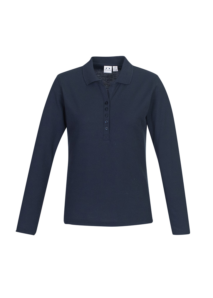 Crew Ladies Long Sleeve Polo - Image 8