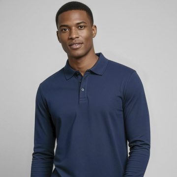 Crew Mens Long Sleeve Polo