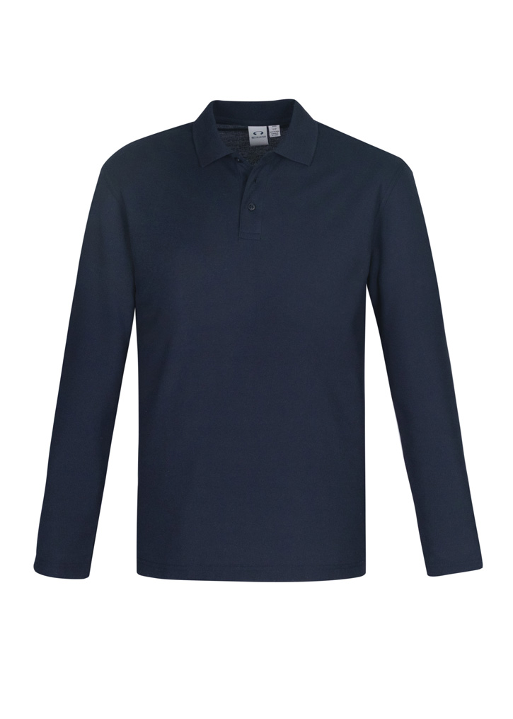 Crew Mens Long Sleeve Polo - Image 3