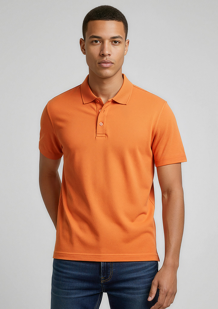 Mens Crew Short Sleeve Polo - Image 35