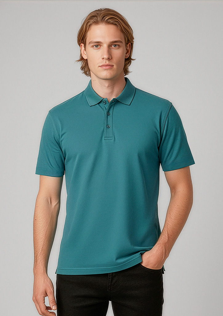 Mens Crew Short Sleeve Polo - Image 16