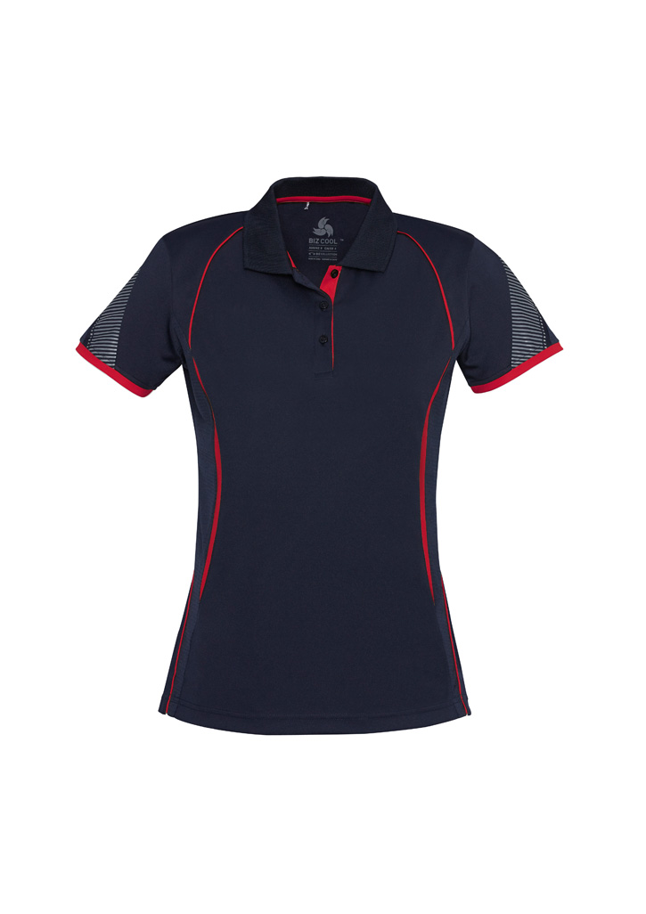Womens Razor Short Sleeve Polo - Image 6