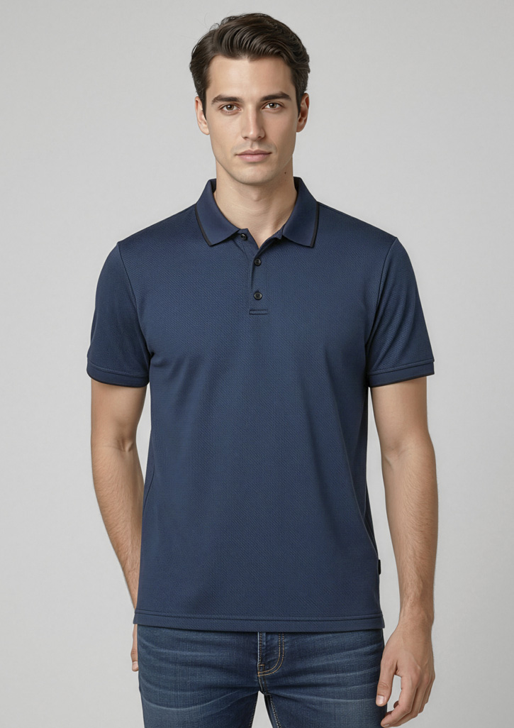 Mens Echo Short Sleeve Polo - Image 4