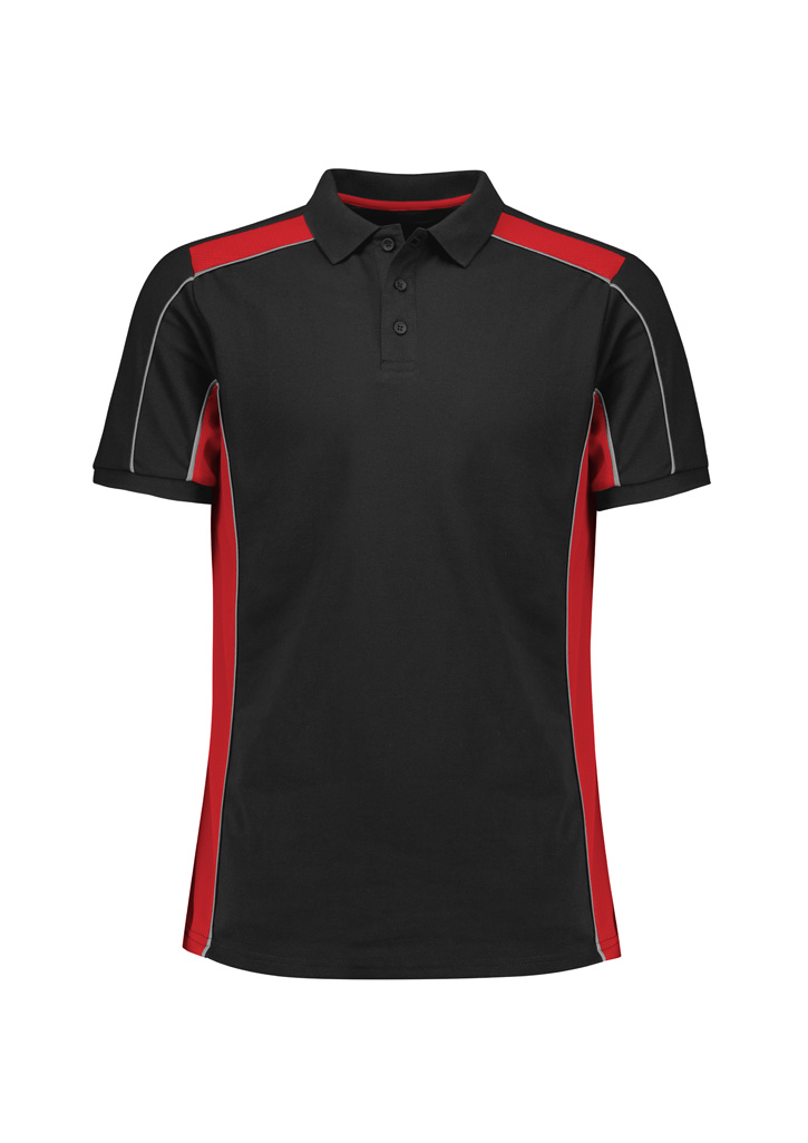 Unisex Grid Short Sleeve Polo - Image 3