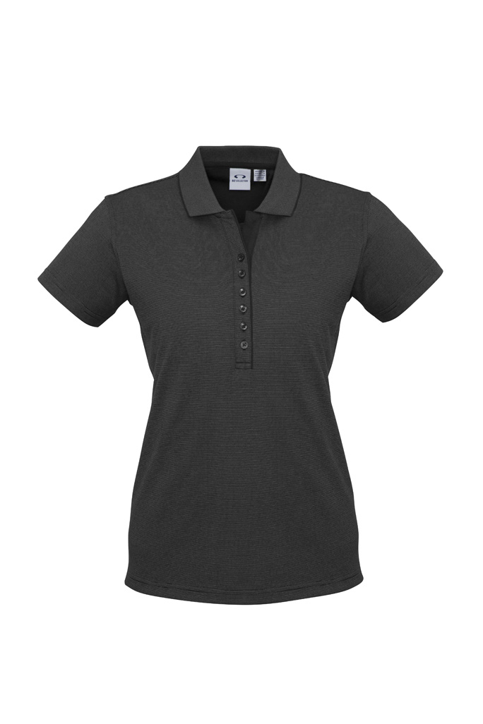 Womens Shadow Short Sleeve Polo - Image 8