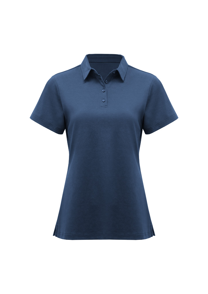 Womens Lotus Short Sleeve Polo - Image 5