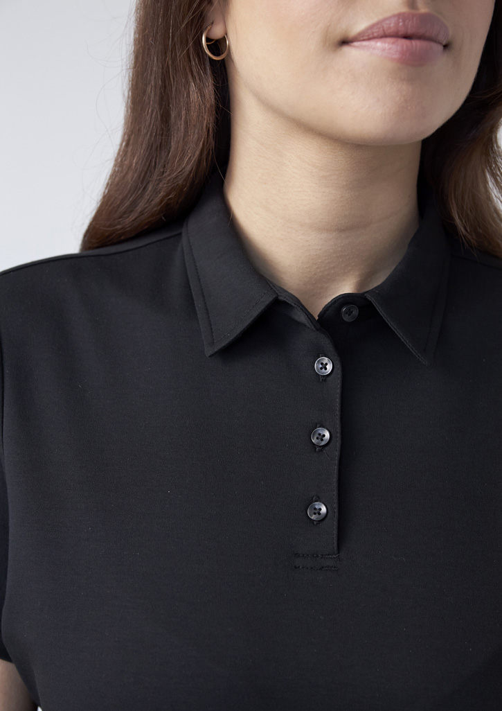 Womens Lotus Short Sleeve Polo - Image 12