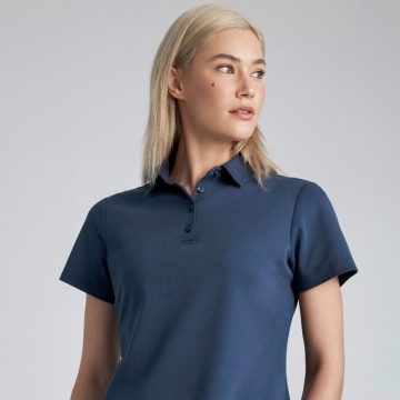 Womens Lotus Short Sleeve Polo
