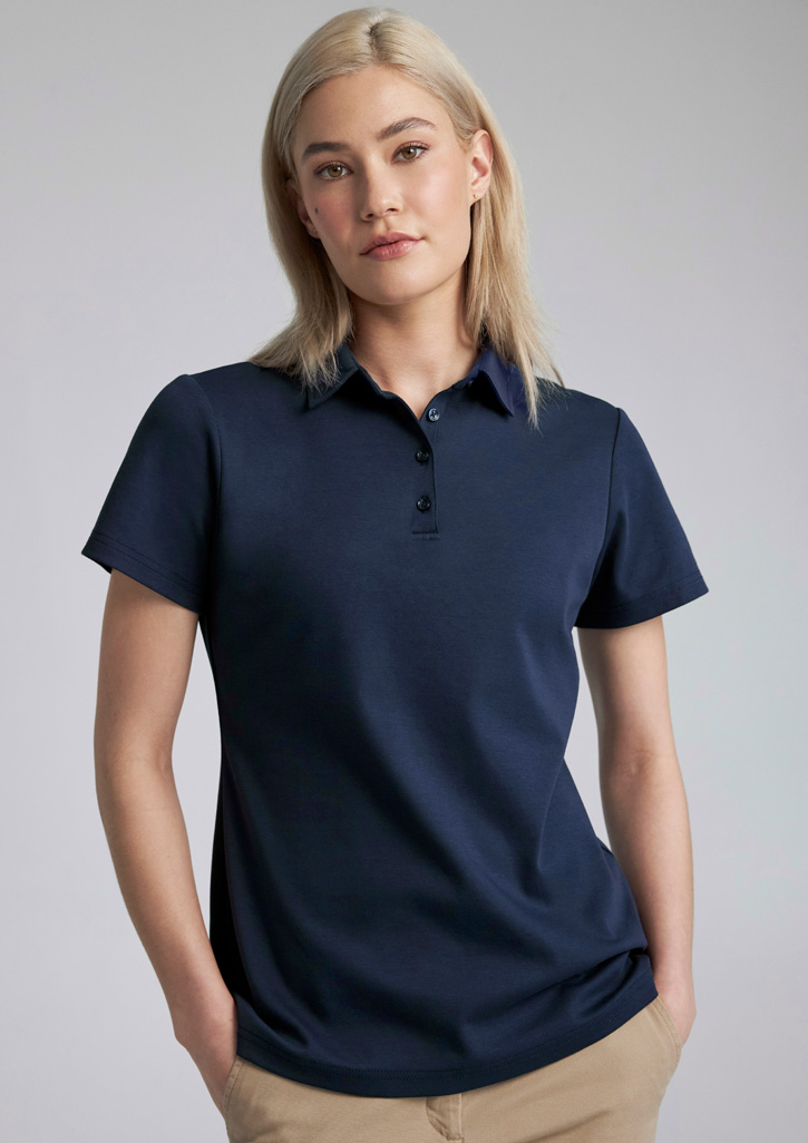 Womens Lotus Short Sleeve Polo - Image 16