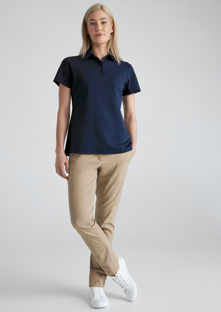 Womens Lotus Short Sleeve Polo - Image 17