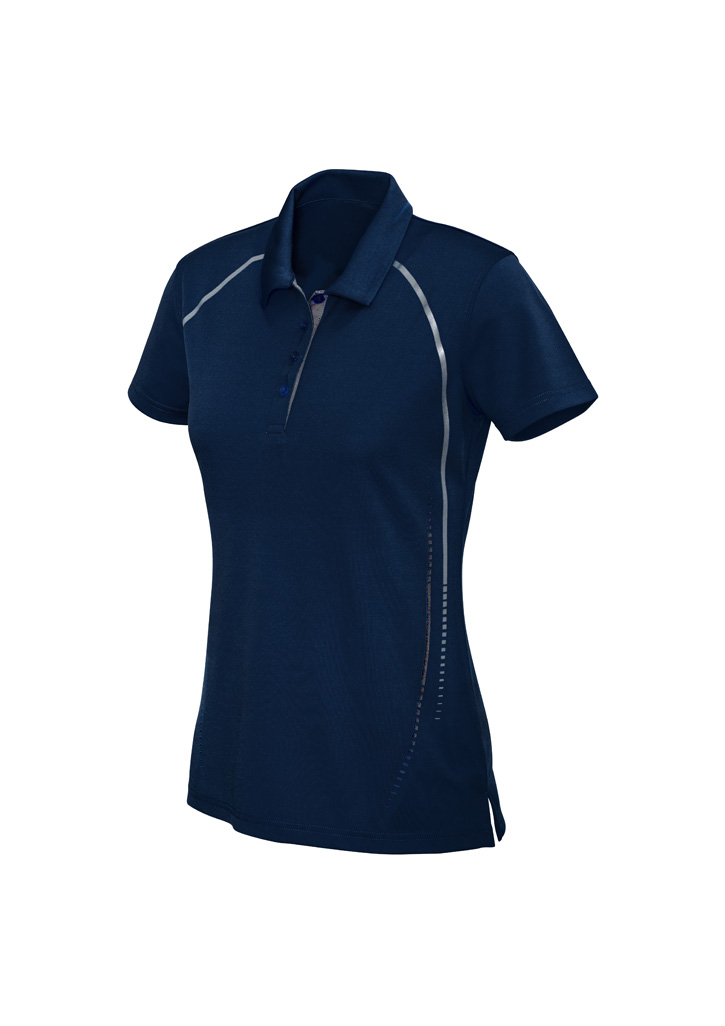 Womens Cyber Short Sleeve Polo - Image 5