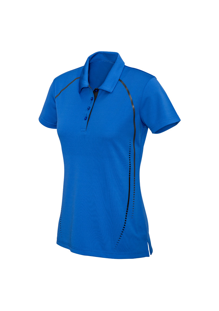 Womens Cyber Short Sleeve Polo - Image 3