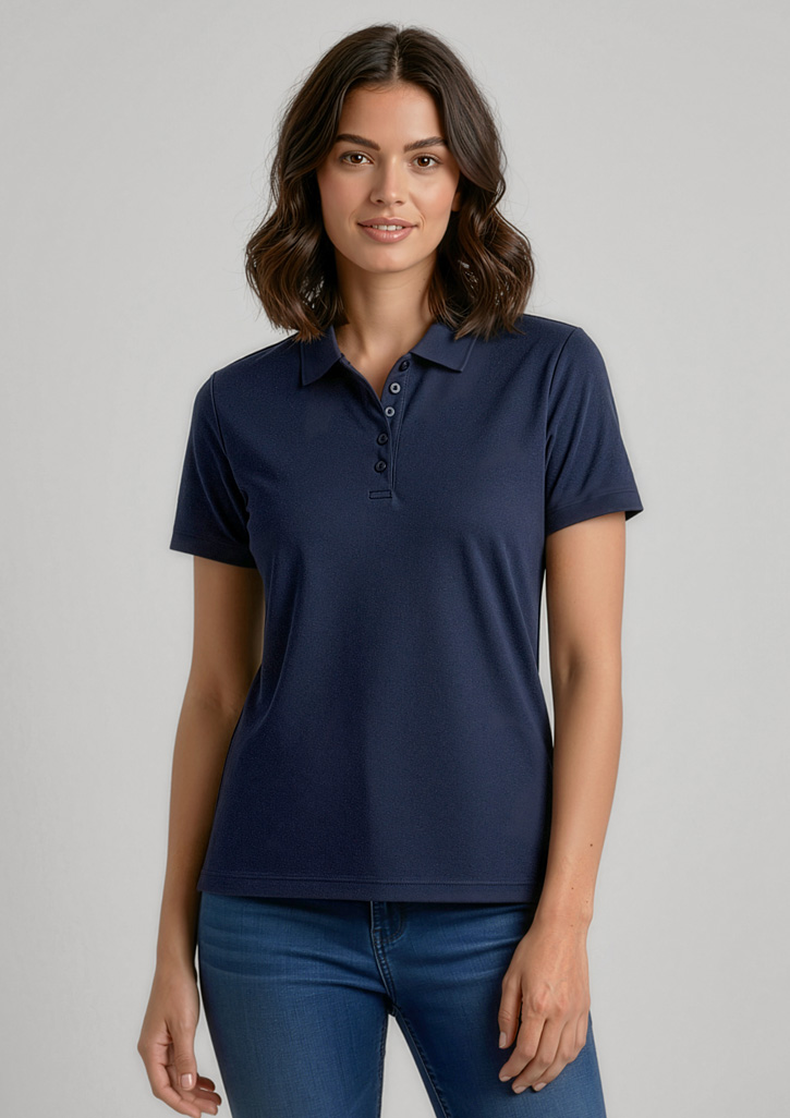 Womens Aero Short Sleeve Polo - Image 7