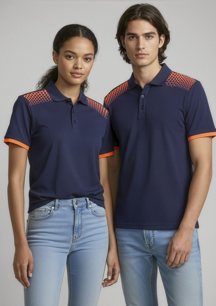 Womens Galaxy Short Sleeve Polo - Image 11