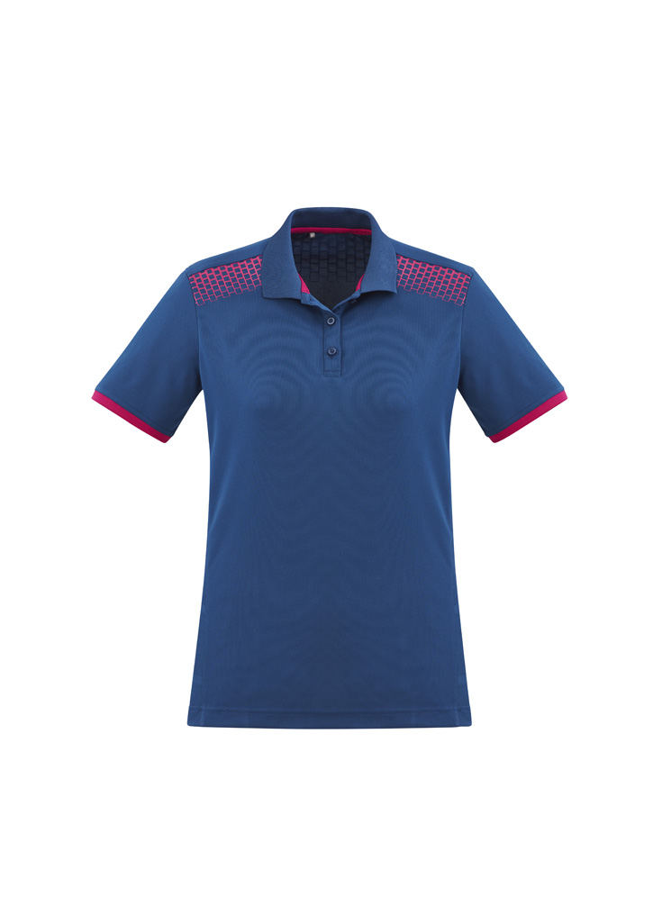 Womens Galaxy Short Sleeve Polo - Image 6