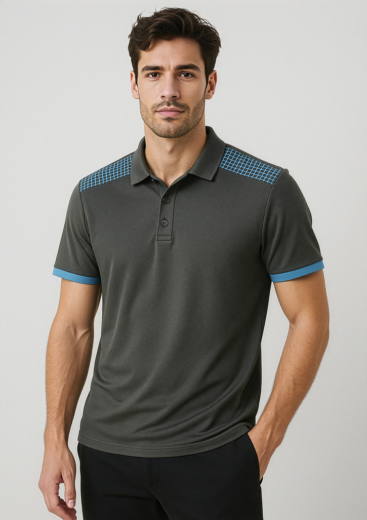 Mens Galaxy Short Sleeve Polo - Image 10