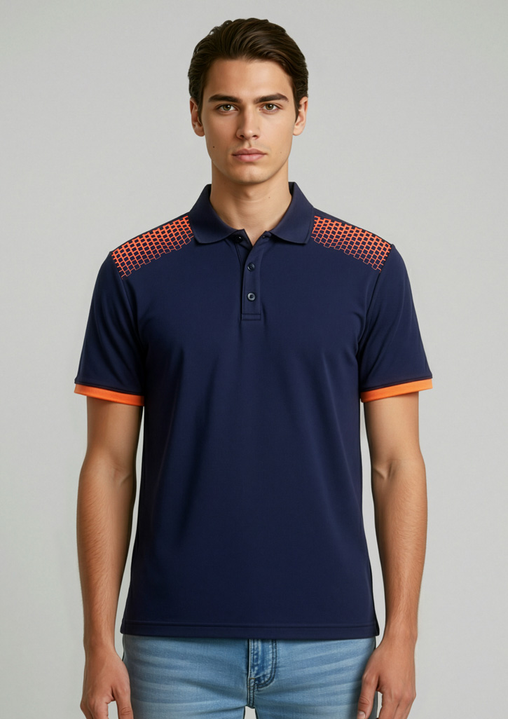 Mens Galaxy Short Sleeve Polo - Image 19