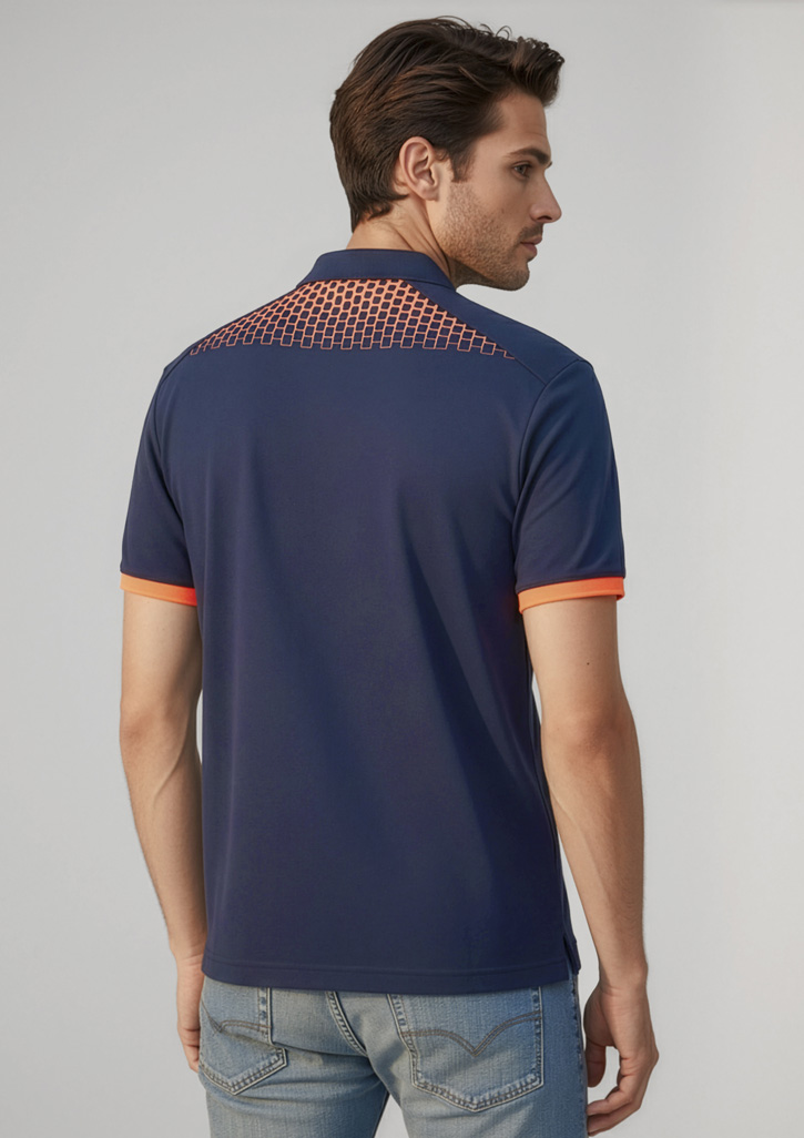Mens Galaxy Short Sleeve Polo - Image 20