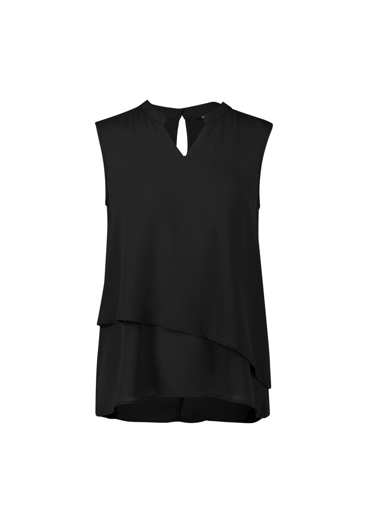 Womens Seville Sleeveless Layered Blouse - Image 5