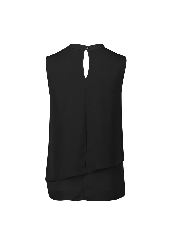 Womens Seville Sleeveless Layered Blouse - Image 6