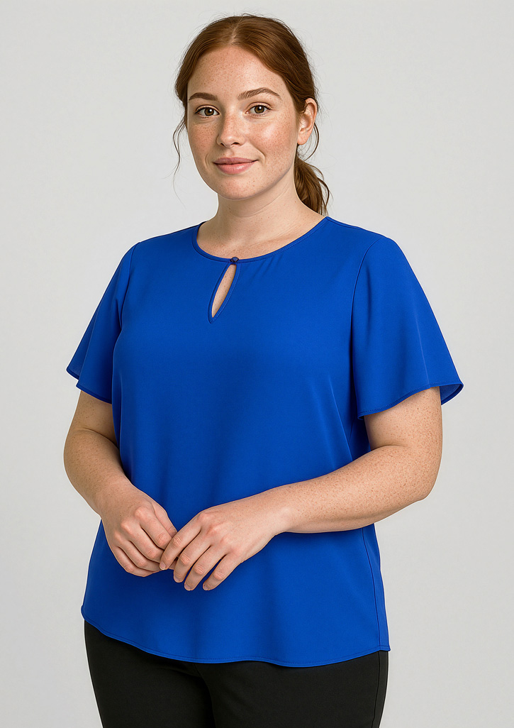Womens Vienna Short Sleeve Blouse - Image 4