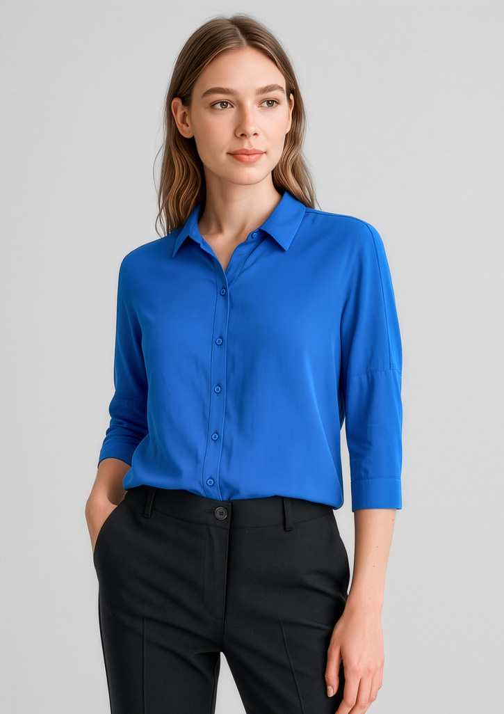Womens Dahlia 3/4 Sleeve Blouse - Image 4