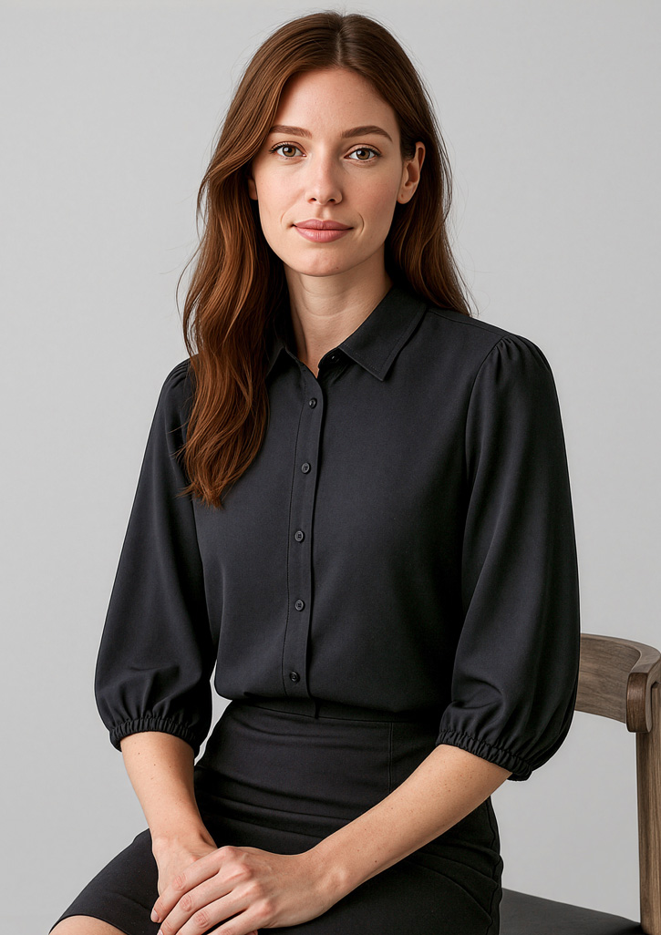 Womens Lucy 3/4 Sleeve Blouse - Image 2