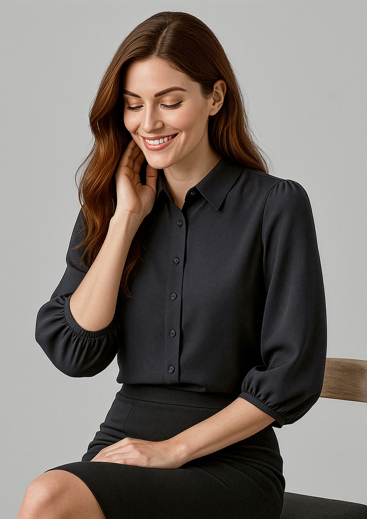Womens Lucy 3/4 Sleeve Blouse - Image 3