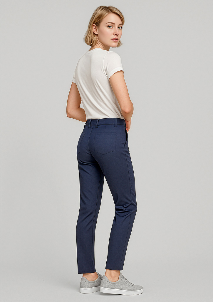 Womens Slim Leg Stretch Chino Pant - Image 8