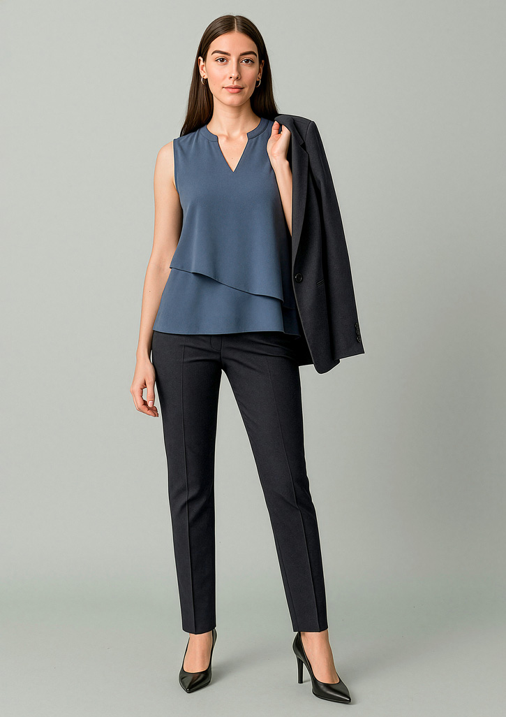 Womens Renew Mid-Waist Slim Leg Pant - Image 5