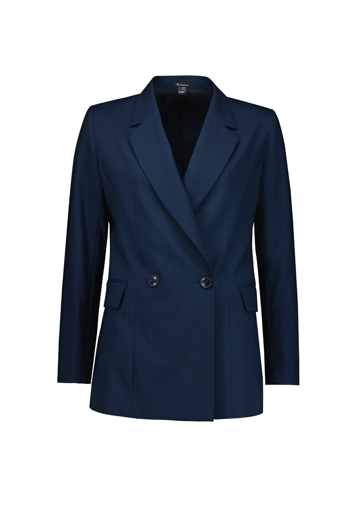 Womens Renew Double Breasted Longline Jacket - Image 5
