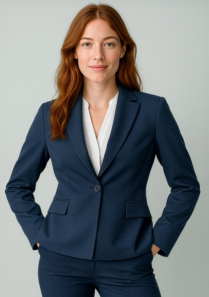 Womens Renew Single Button Mid Length Jacket - Image 6